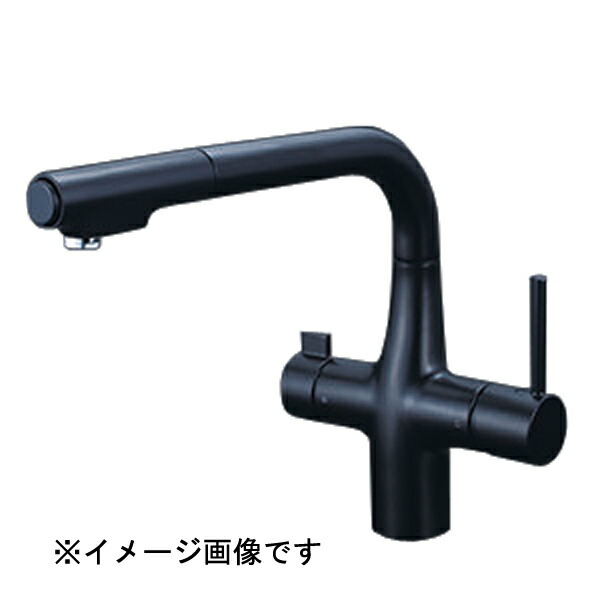 ★尖んがり10倍★ 百貨店SAIL(6/4~6/11) ※要エントリー KVK 浄水器SS雑ぜ合わせる栓 eM黒 KM6121ECM5 4952490283790