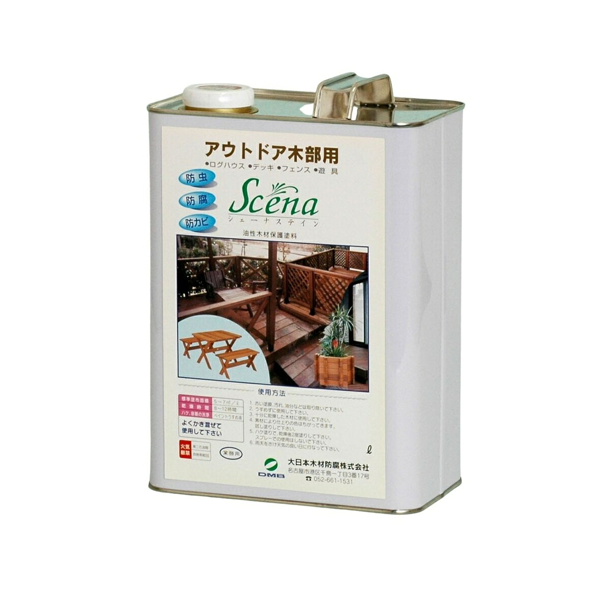 ★尖んがり10倍★ 百貨店SAIL(6/4~6/11) ※要エントリー 大日本木材防腐 シェーナステイン 4968047122177