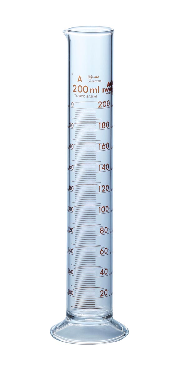 ★ポイント10倍★ 7/19~7/26 お買い物マラソン(要エントリー) AGCテクノグラス メスシリンダー (IWAKI) 1000mL|HALLOC 店