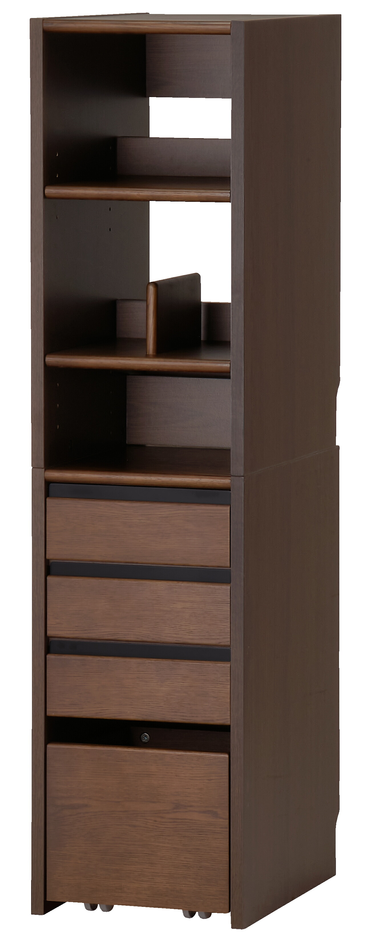 ★尖んがり10倍★ 百貨店SAIL(6/4~6/11) ※要エントリー Fit-インチ Desk Lenos キャビネットシェルフ FDB-711-WTBK 調度品 室内装飾 やって行く 材木 机 腰掛け 学びとる ちびっ子