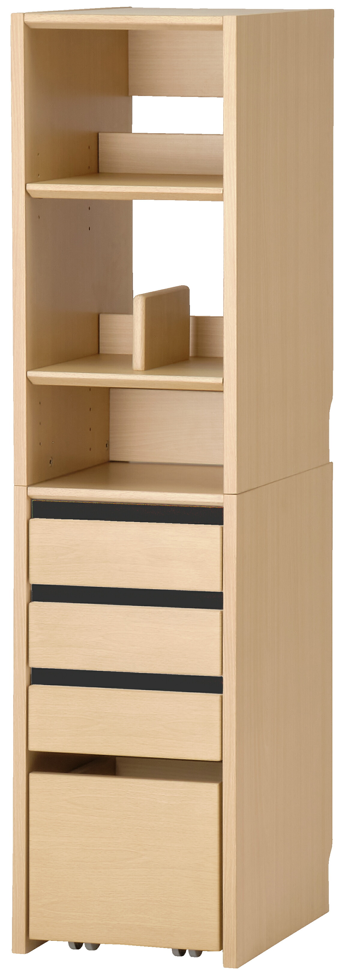 ★ポイント10倍★ 4/4~4/10 お買い物マラソン(要エントリー) Fit-in Desk Famio キャビネットシェルフ FDB-811-MOBK 家具 インテリア 生活 木材 机 椅子 学習 子供