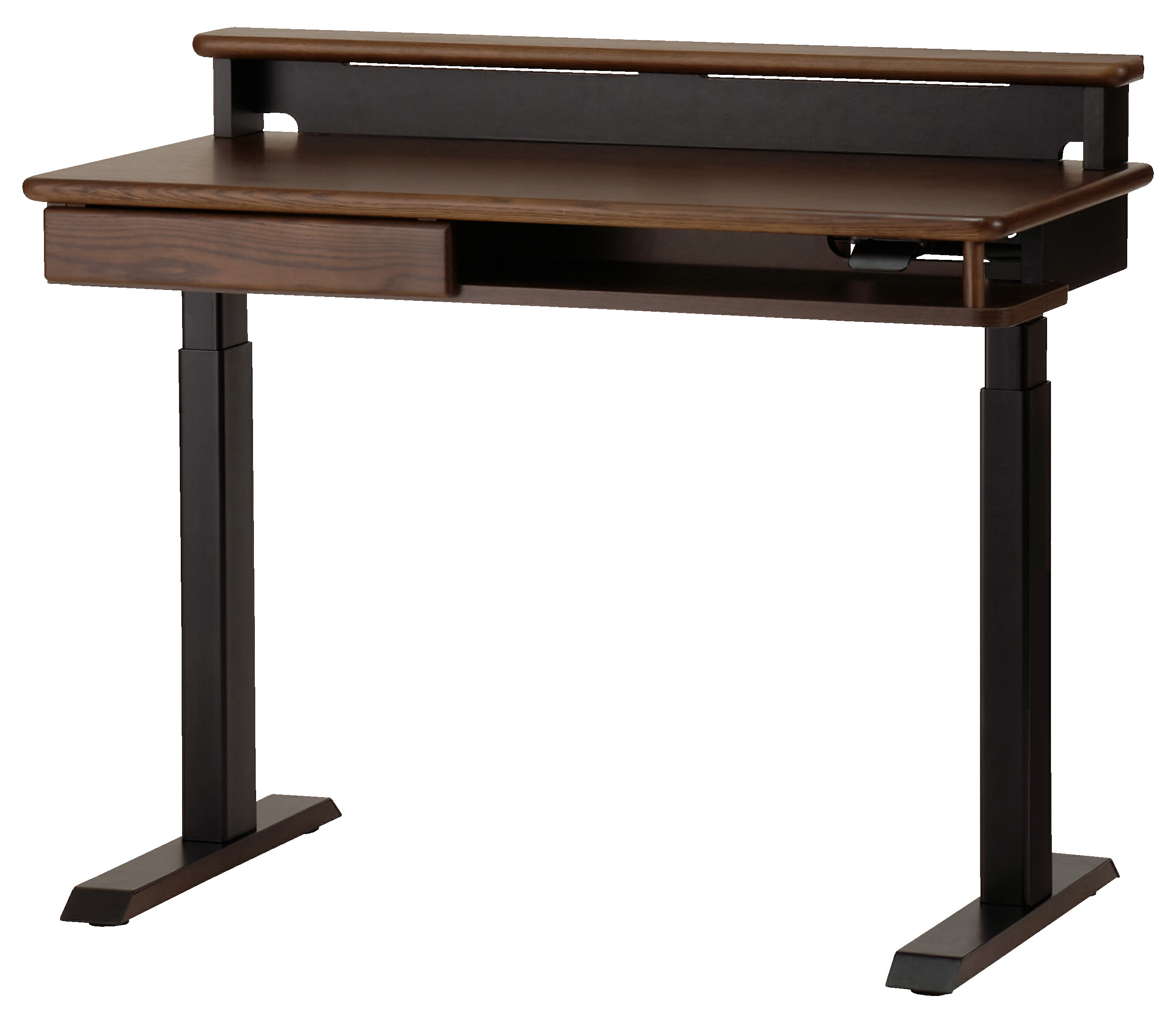 ★ポイント10倍★ 4/14~4/17 お買い物マラソン(要エントリー) Fit-in Desk Lenos 電動昇降デスク FDD-798-WTBK 家具 インテリア 生活 木材 机 椅子 学習 子供