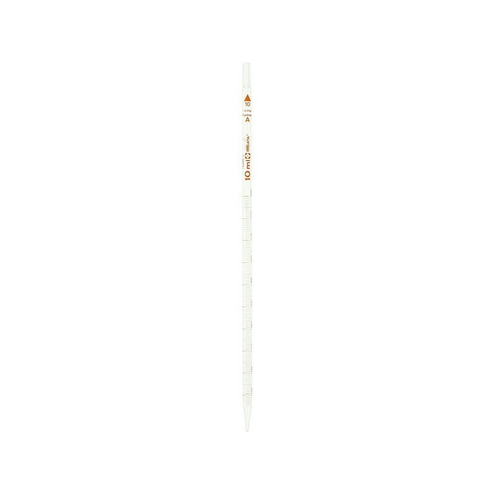 ★ポイント10倍★ 4/14~4/17 お買い物マラソン(要エントリー) メスピペット 先端目盛 カスタムA 10mL 入数:10本 021050-10A
