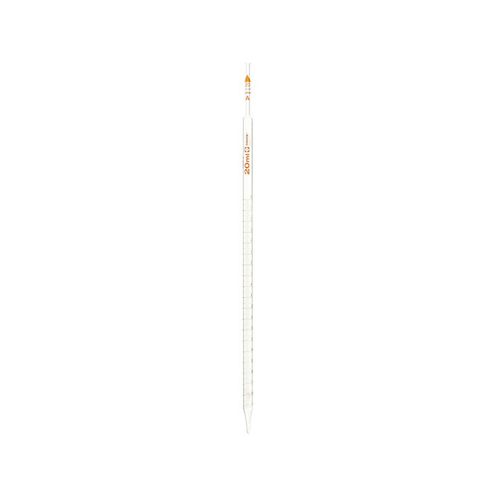 ★ポイント10倍★ 4/14~4/17 お買い物マラソン(要エントリー) メスピペット 先端目盛 カスタムA 20mL 入数:10本 021050-20A