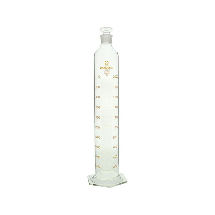 ★尖んがり10倍★ 百貨店SAIL(6/4~6/11) ※要エントリー 有栓メスシリンダー カスタムA 2L  026580-20001