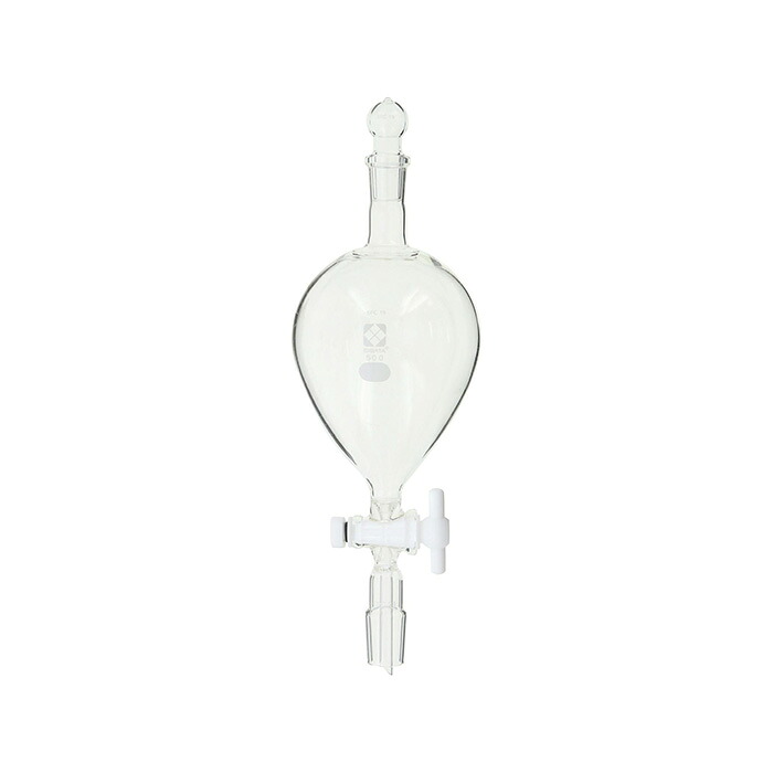 ★ポイント10倍★ 7/19~7/26 お買い物マラソン(要エントリー) SPC分液ロート PTFEコック付 500mL SPC19-SPC24 030240-24500｜HALLOC　店