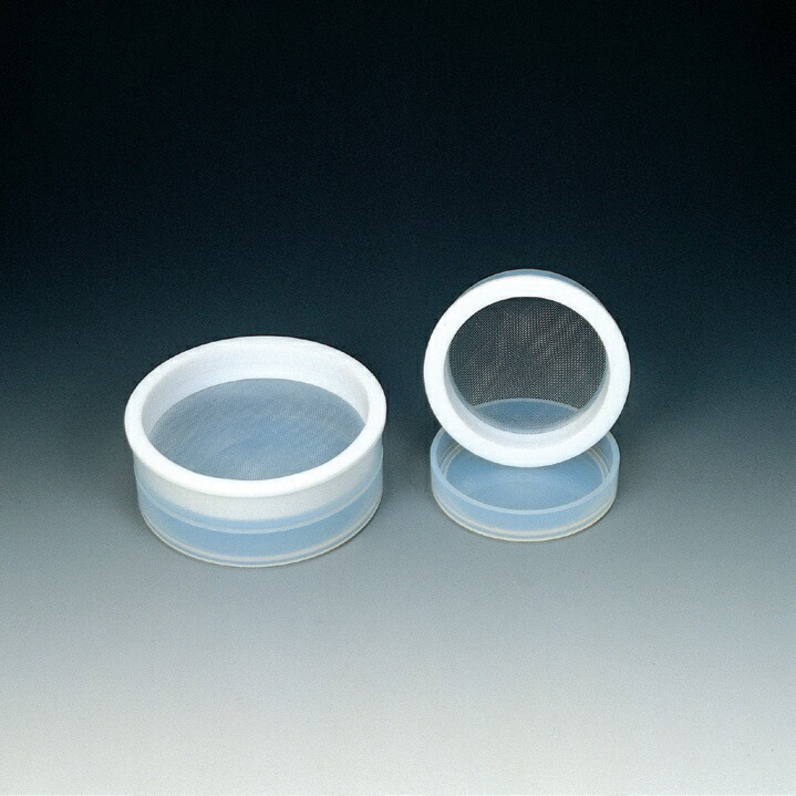 ★ポイント10倍★ 4/14~4/17 お買い物マラソン(要エントリー) ﾌｯ素樹脂(PTFE+PFA)ふるい平皿付φ70×φ80×0.44mm角