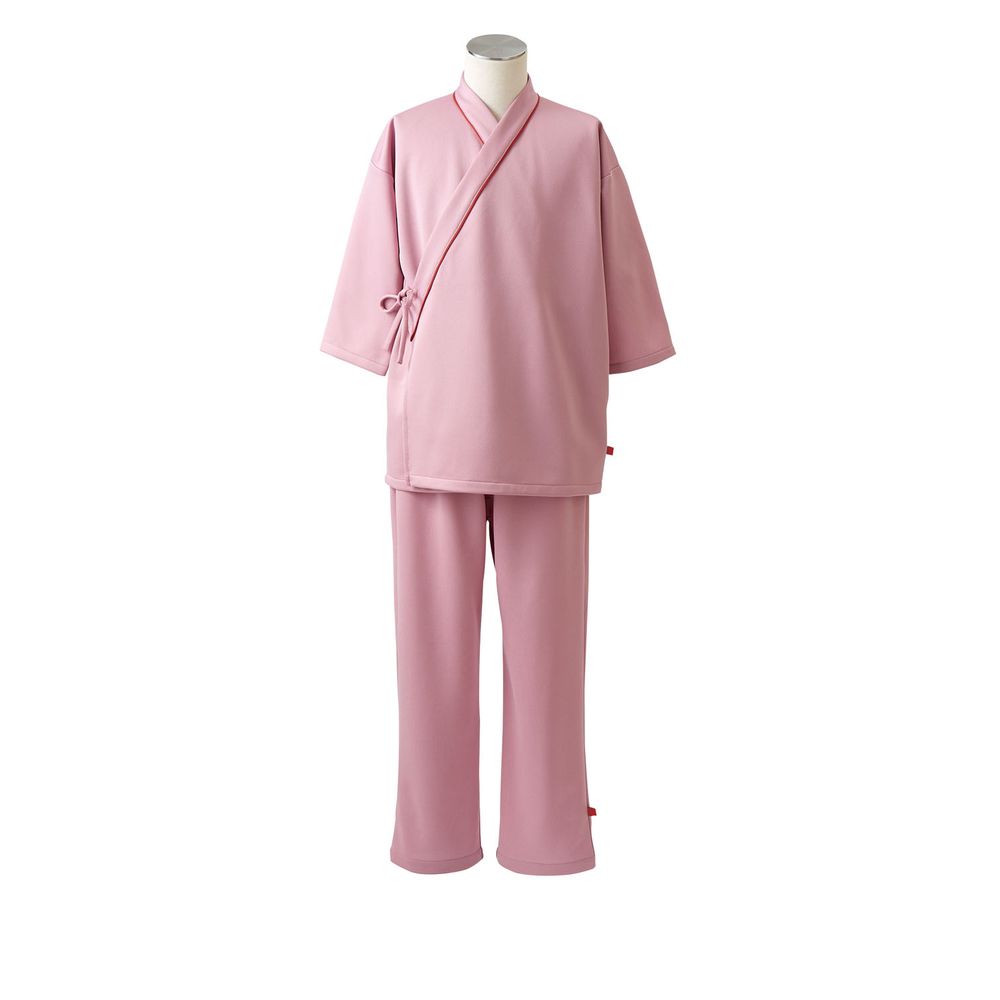 ★ポイント10倍★ 4/4~4/10 お買い物マラソン(要エントリー) 松吉医科器械 検診衣（男女兼用・８分袖）上衣 79-501(ピンク) ＬＬ　販売セット入数：1