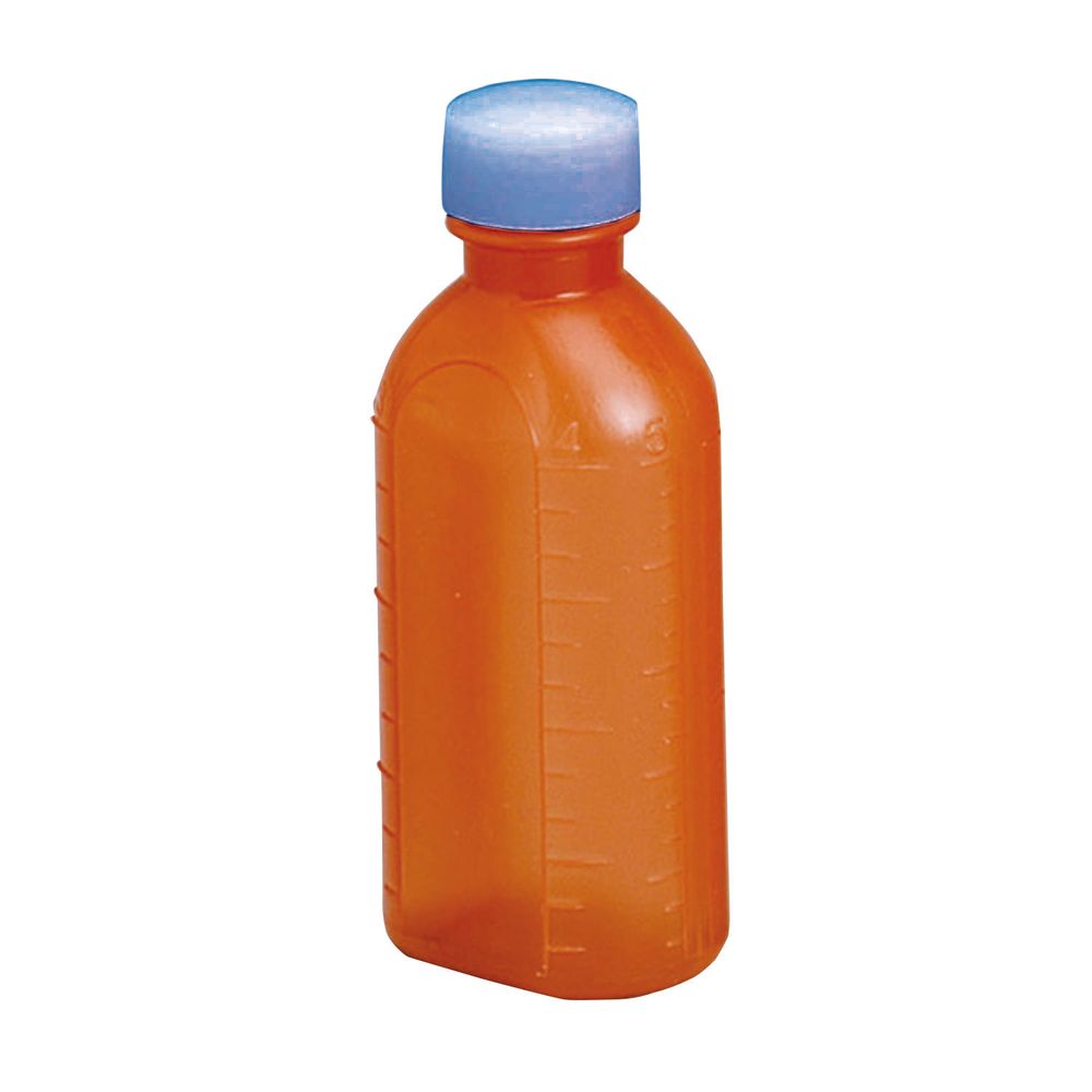 ★ポイント10倍★ 4/4~4/10 お買い物マラソン(要エントリー) 松吉医科器械 投薬瓶PPB茶（滅菌済） キャップ：青 100CC（10ポンX20フクロイリ） 1梱 エムアイケミカル 08-2865-0302　販売セット入数：1 与薬 調剤 薬局 与薬投薬瓶 医薬品容器