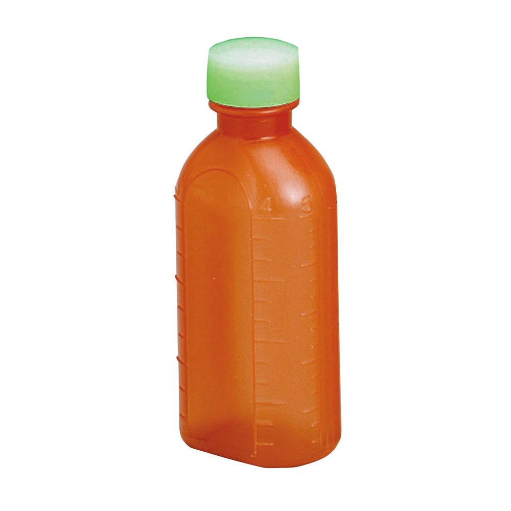 ★ポイント10倍★ 4/4~4/10 お買い物マラソン(要エントリー) 松吉医科器械 投薬瓶PPB茶（滅菌済） キャップ：緑 100CC（10ポンX20フクロイリ） 1梱 エムアイケミカル 08-2865-0303　販売セット入数：1 与薬 調剤 薬局 与薬投薬瓶 医薬品容器