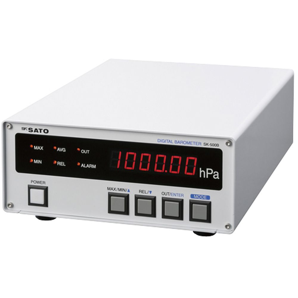 ★ポイント10倍★5/1はワンダフルデー！松吉医科器械 デジタル気圧計 SK-500B 1個 佐藤計量器製作所 24-6272-00 販売セット入数：1