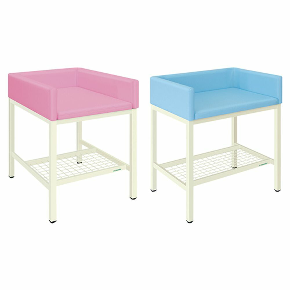 ★ポイント10倍★ 4/14~4/17 お買い物マラソン(要エントリー) 松吉医科器械 オムツ交換台（縦型） ビニルレザーピンク TB-721-01（75X90X108） 1台 高田ベッド製作所 24-7426-0107　販売セット入数：1