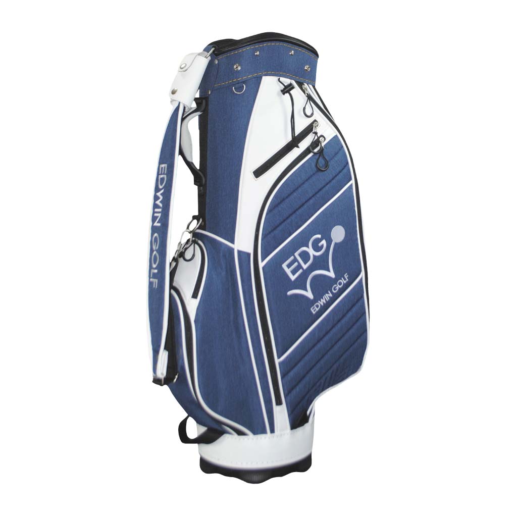 ★ポイント10倍★ 4/4~4/10 お買い物マラソン(要エントリー) EDWIN GOLF キャディバッグ 9.5型 NAVY EDCB-3478 4536214215702 スポーツ 運動 ゴルフ クラブ ボール グローブ キャップ バッグ