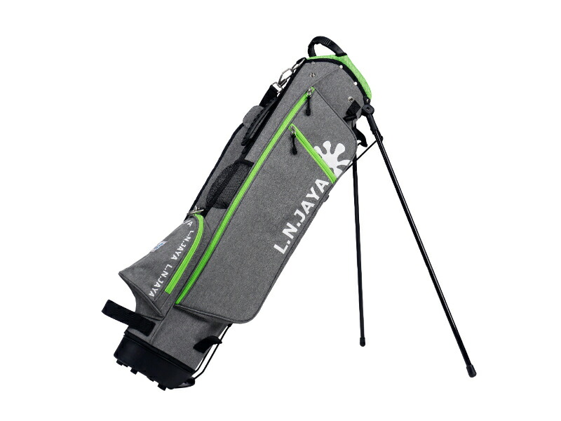 ★ポイント10倍★ 4/4~4/10 お買い物マラソン(要エントリー) L.N.JAYA ６．５型 キャディバッグ GRAY スポーツ 運動 ゴルフ クラブ ボール グローブ キャップ バッグ
