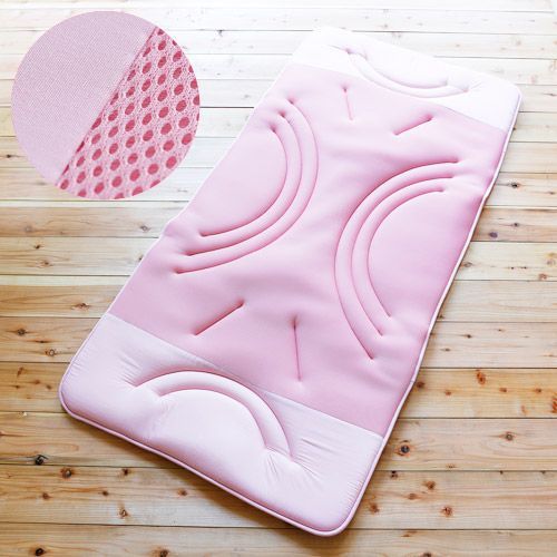 ルナール 女性にうれしい機能がいっぱい ルナエアースマート 収納ケース付き ピンク 約100x205cm