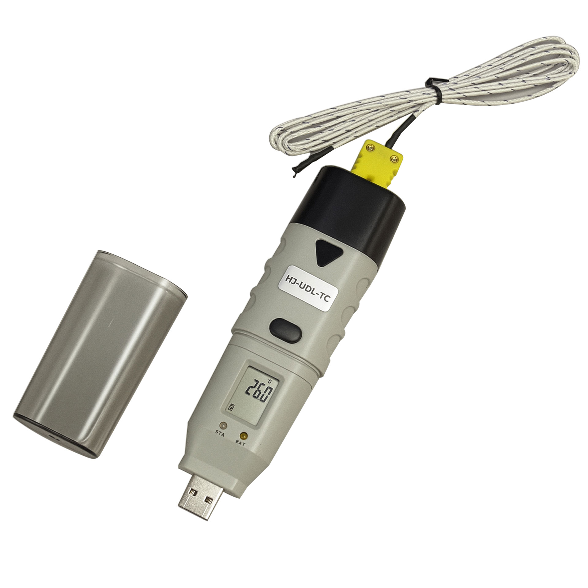 ★ポイント10倍★ 4/14~4/17 お買い物マラソン(要エントリー) SATOTECH USB熱電対データロガー温度計HJ-UDL-TC 計測器 測定 高解像度 温度 レンズ