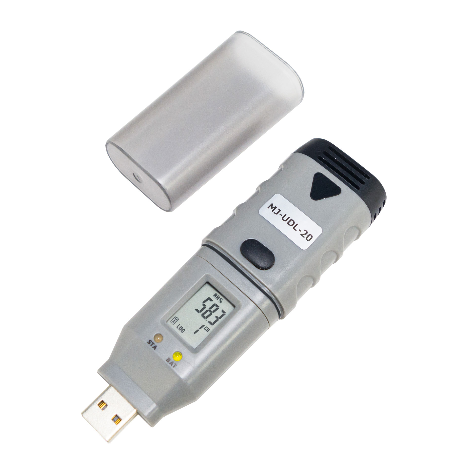 ★ポイント10倍★ 4/14~4/17 お買い物マラソン(要エントリー) SATOTECH USB温湿度データロガーMJ-UDL-20 計測器 測定 高解像度 温度 レンズ