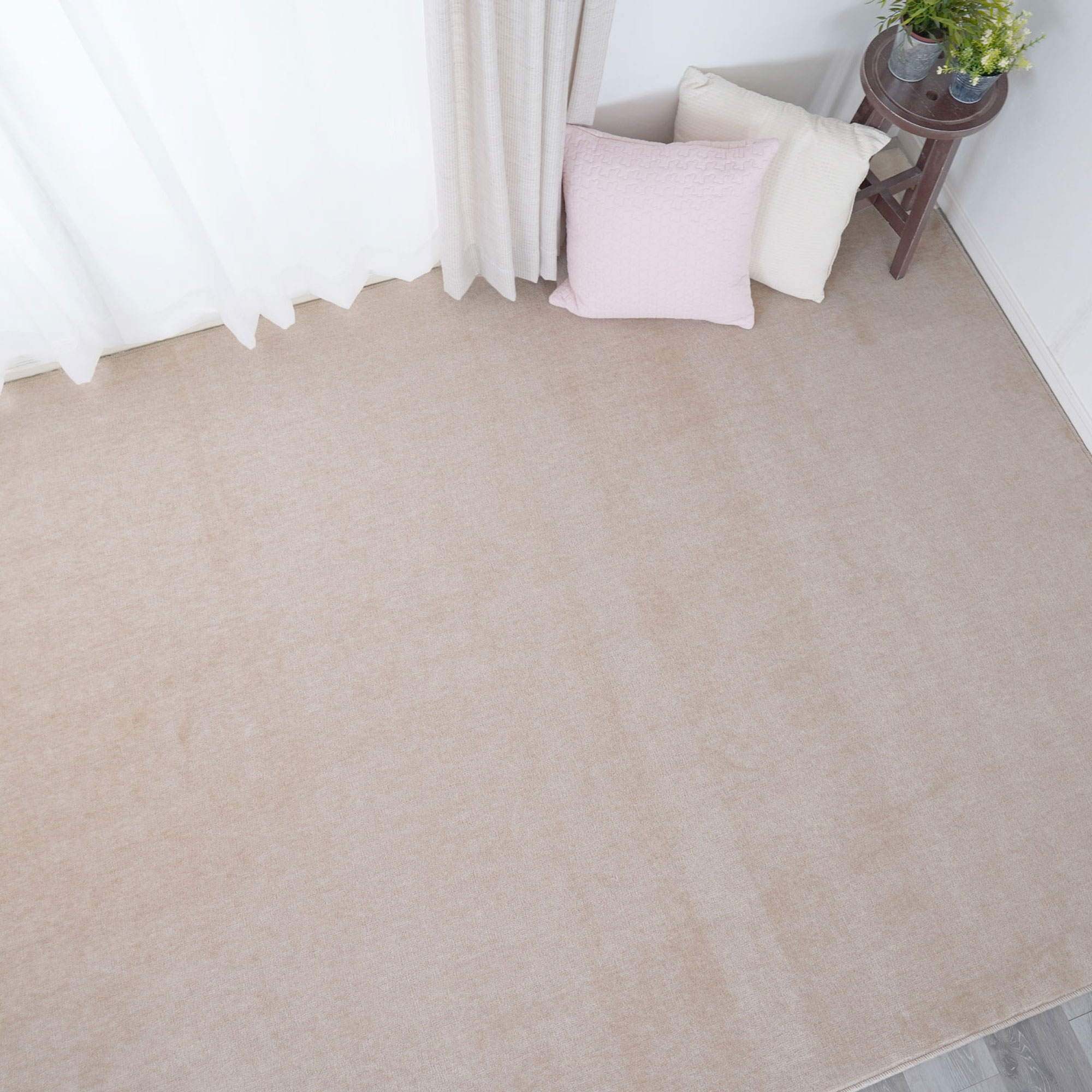 ★ポイント10倍★ 4/4~4/10 お買い物マラソン(要エントリー) piece カーペット アイボリー 261×352cm 防ダニ ホームミスト HM1-261352 家具 インテリア 内装 ラグ 絨毯 おしゃれ