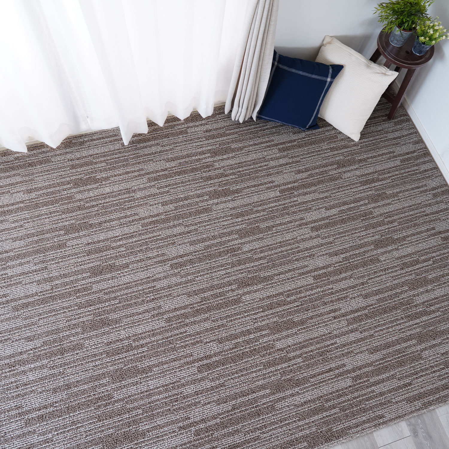 ★ポイント10倍★ 4/4~4/10 お買い物マラソン(要エントリー) piece カーペット ブラウン 352×440cm 防ダニ ウ゛ィラ VIL8-352440 家具 インテリア 内装 ラグ 絨毯 おしゃれ