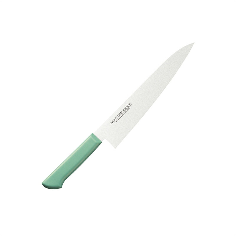 ★ポイント10倍★ 7/19~7/26 お買い物マラソン(要エントリー) マスターコック 抗菌カラー牛刀33cm MCGK330 グリーン|HALLOC 店
