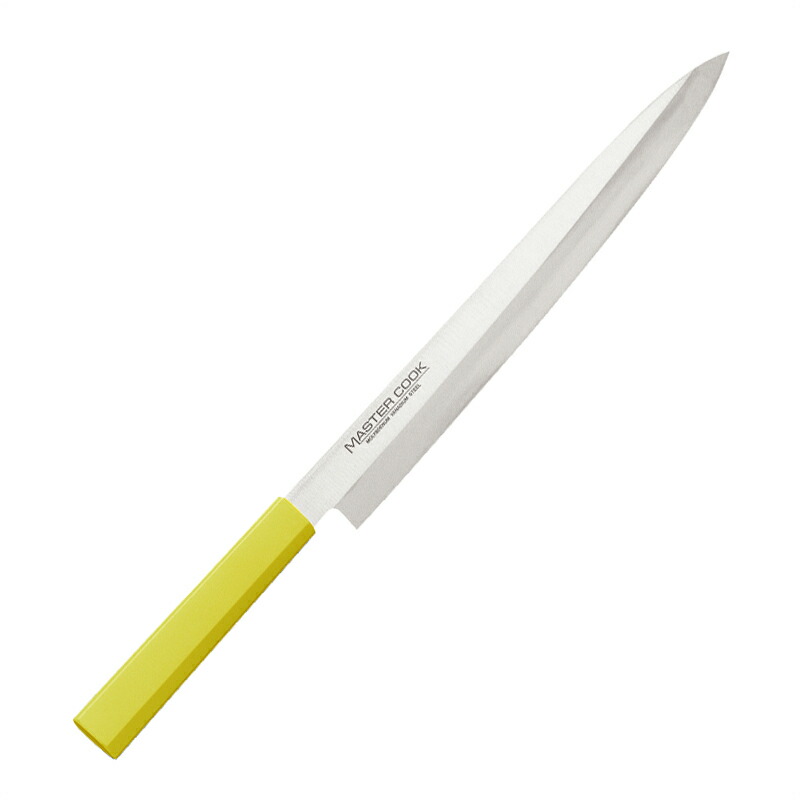★ポイント10倍★ 4/4~4/10 お買い物マラソン(要エントリー) マスターコック 抗菌柳刃 MCYK210 24cm イエロー 8,589円