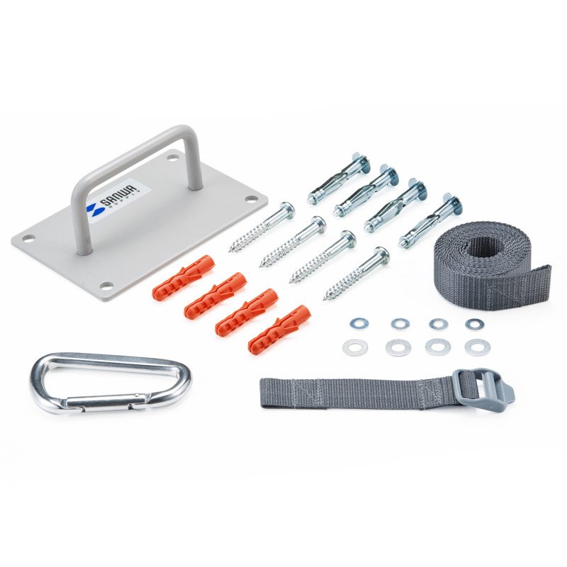 ★ポイント10倍★ 4/4~4/10 お買い物マラソン(要エントリー) サンワサプライ ﾍﾞﾙﾄ ﾌﾞﾗｹｯﾄｾｯﾄ ﾗｯｸ ｽﾀﾝﾄﾞ転倒防止壁面用 入数：1