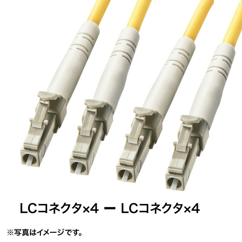 ★尖んがり10倍★ 百貨店SAIL(6/4~6/11) ※要エントリー サンワサプライ 雨合羽ﾛﾊﾞｽﾄ光ﾌｧｲﾊﾞｹｰﾌﾞﾙ ｼﾝｸﾞﾙ9μm LC×4-LC×4 20m 入数：1