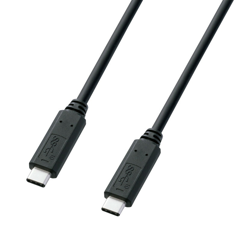 ★ポイント10倍★ 4/14~4/17 お買い物マラソン(要エントリー) サンワサプライ USB3.1Gen2TypeCｹｰﾌﾞﾙ 入数：1
