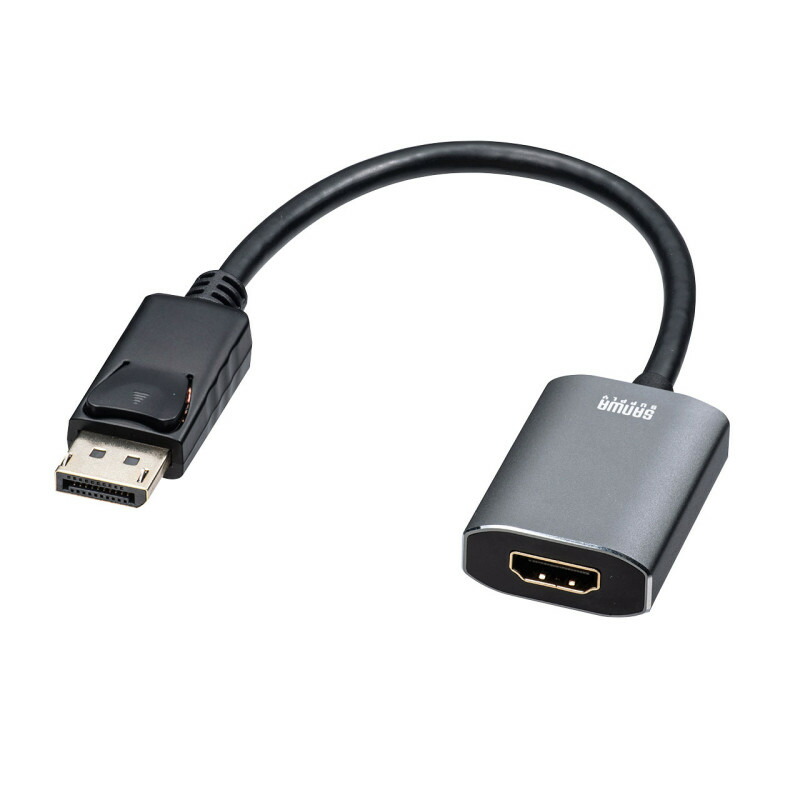 ★ポイント10倍★ 4/14~4/17 お買い物マラソン(要エントリー) サンワサプライ DisplayPort-HDMI 変換ｱﾀﾞﾌﾟﾀ HDR対応 入数：1