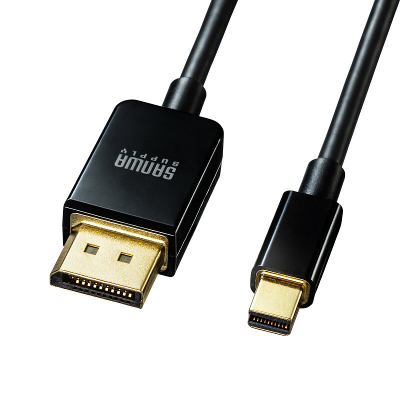 ★ポイント10倍★ 4/14~4/17 お買い物マラソン(要エントリー) サンワサプライ ﾐﾆ-DisplayPort変換ｹｰﾌﾞﾙ 2m(Ver1.4) 入数：1