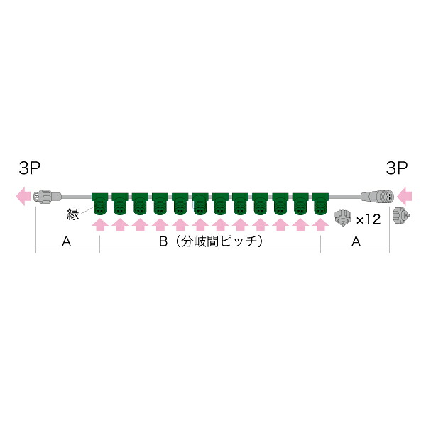 ★ポイント10倍★ 4/14~4/17 お買い物マラソン(要エントリー) ジェフコム ストリングベースNH（同期点滅型） SJ-NH06-BV505【入数：1】