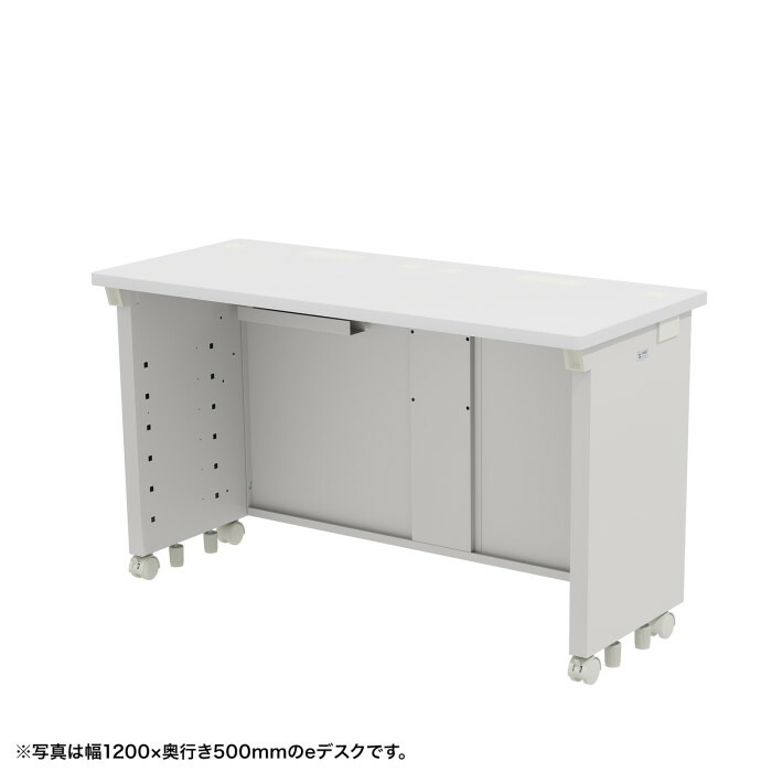 ★尖んがり10倍★ 百貨店SAIL(6/4~6/11) ※要エントリー サンワサプライ e事務机(白いこと)W1250×D500×H700 ED-SK12550W