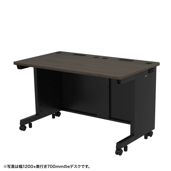 ★ポイント10倍★ 4/4~4/10 お買い物マラソン(要エントリー) サンワサプライ eデスク(濃い木目)W950×D700×H700 ED-SK9570M