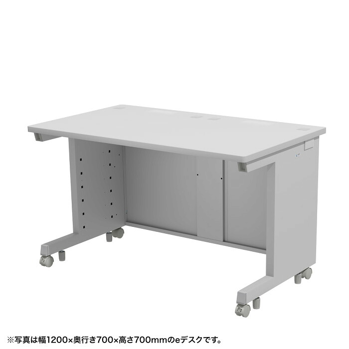 ★ポイント10倍★ 4/4~4/10 お買い物マラソン(要エントリー) サンワサプライ eデスク(グレー)W1550×D800×H720 ED-SK15580GY72
