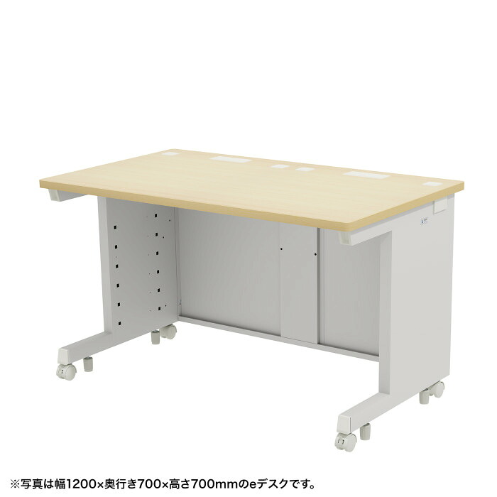 ★ポイント10倍★ 4/4~4/10 お買い物マラソン(要エントリー) サンワサプライ eデスク(薄い木目)W800×D600×H720 ED-SK8060LM72