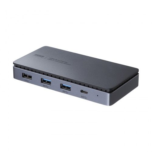 ★ポイント10倍★ 4/14~4/17 お買い物マラソン(要エントリー) サンワサプライ ドッキングステーション（HDMI×2画面出力・LAN端子なし） USB-CVDK17