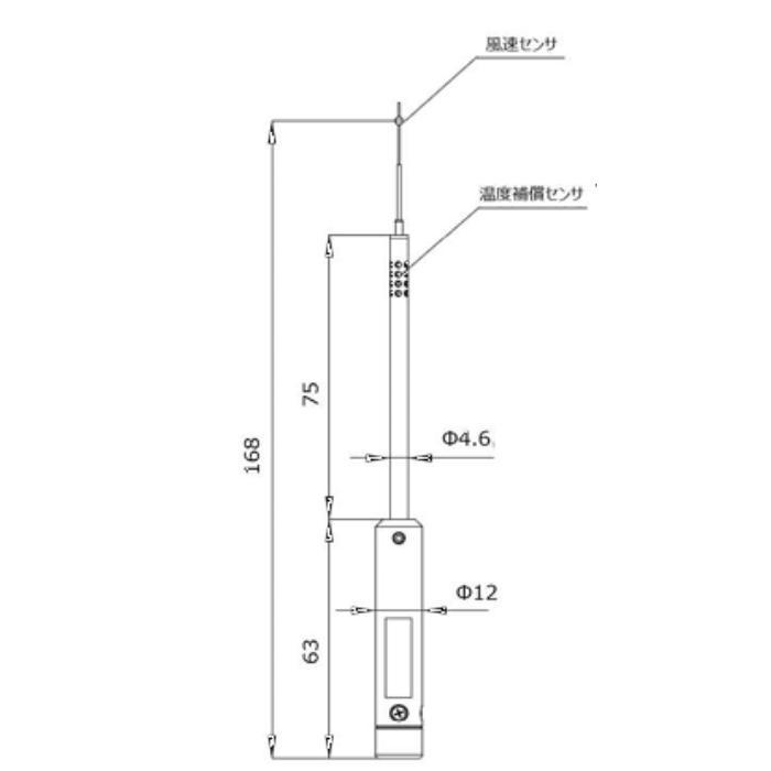 ★尖んがり10倍★ 百貨店SAIL(6/4~6/11) ※要エントリー 日本カノマックス 無指向性ﾂﾉ付き添い人ﾌﾟﾛｰﾌﾞ(風速) 0975-00