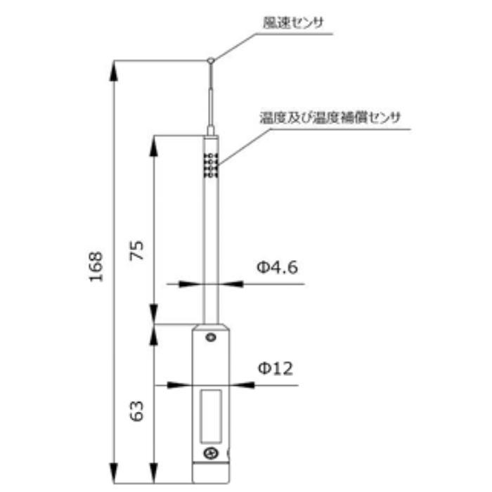 ★尖んがり10倍★ 百貨店SAIL(6/4~6/11) ※要エントリー 日本カノマックス 無指向性ﾌﾟﾛｰﾌﾞ(100粍/風速､風温) 0975-21