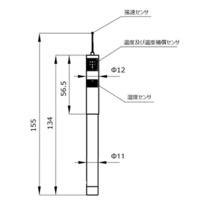 ★尖んがり10倍★ 百貨店SAIL(6/4~6/11) ※要エントリー 日本カノマックス 無指向性ﾌﾟﾛｰﾌﾞ(風速､風温､湿度) 0975-31
