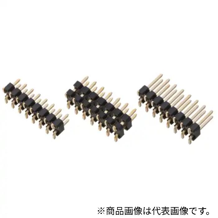 ★ポイント10倍★ 4/14~4/17 お買い物マラソン(要エントリー) 廣杉計器 ナイロン製品　ピンヘッダー ピン（角ピン）　2.00mピッチ　SMTストレート（2列）　段重ね固定型/回路切替型 100個 PSM-222073-07TC