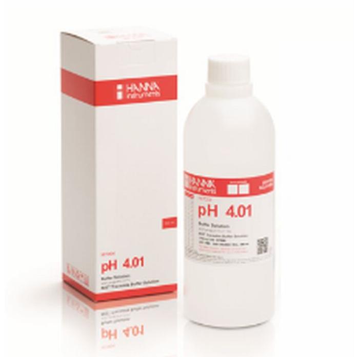 ★ポイント10倍★ 4/14~4/17 お買い物マラソン(要エントリー) ハンナ pH標準液 （ｽﾀﾝﾀﾞｰﾄﾞﾀｲﾌﾟ）　pH 4.01 @25℃ ±0.01 HI 7004/1L