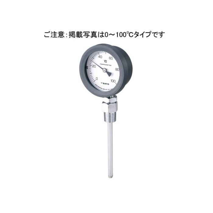★ポイント10倍★ 4/4~4/10 お買い物マラソン(要エントリー) 佐藤計量器 ﾊﾞｲﾒﾀﾙ温度計 200℃-L\u003d50/2107-00 BM-S-75P-200050