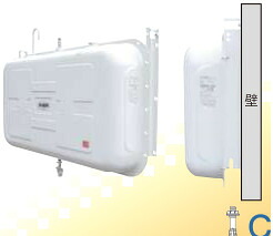 ★ポイント10倍★ 4/14~4/17 お買い物マラソン(要エントリー) サンダイヤ 壁付ハーフ500型タンク KH1-500NJ