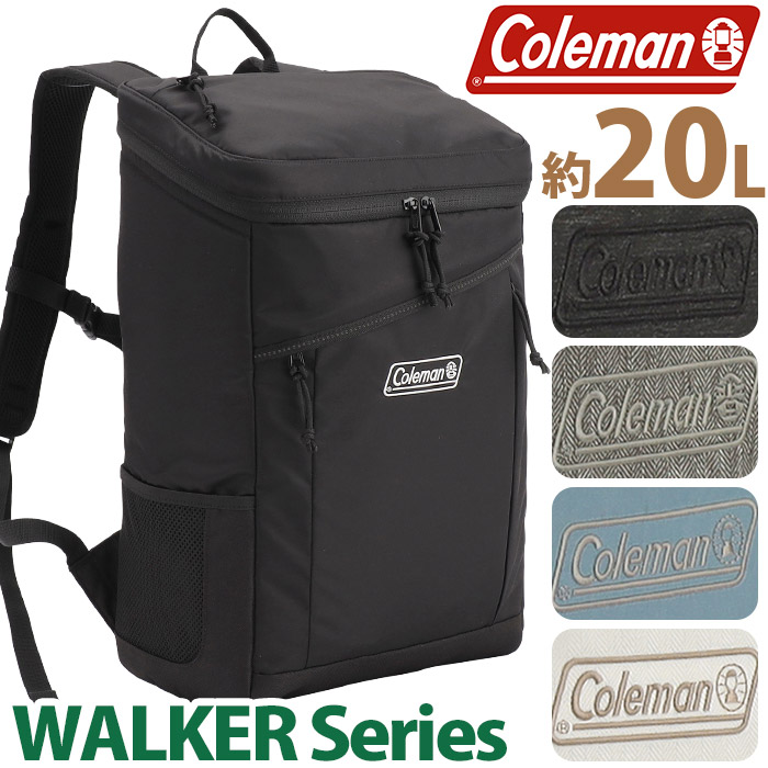 Coleman ウォーカースクエアバッグ（ブラック）男女兼用! Coleman ウォーカースクエアバッグ（ブラック）男女兼用