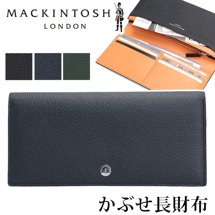 財布 MACKINTOSH LONDON マッキントッシュ ロンドン MEDAL メダル 正規品 長財布 かぶせ フラップウォレット サイフ 小銭入れ カード収納 本革 牛革 革財布 ビジネス 仕事 男女兼用 社会人 スーツ 通勤 シンプル おしゃれ 黒 上質 丈夫 高級感 ギフト 6060041 20,900円