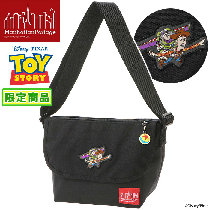 ショルダーバッグ ManhattanPortage マンハッタンポーテージ トイストーリー メッセンジャー Nylon Messenger Bag (SM) FZP MGNT / TOY STORY WOODY BUZZ LIGHTYEAR 限定 ショルダー 肩掛け ななめ掛け ウッディ バズ キッズ ユニセックス 男女兼用 MP1605JRMGNTTOYWBZ｜HALLSHOT ホールショット
