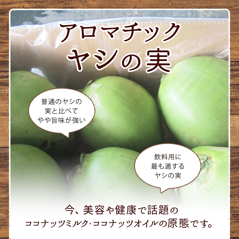 フィリピン産 アロマチック ヤシの実 6玉入 約13キロヤシの実 ココナッツ ココナッツミルク ココナッツオイル 美容 健康 フルーツ 送料無料 Umu Ac Ug