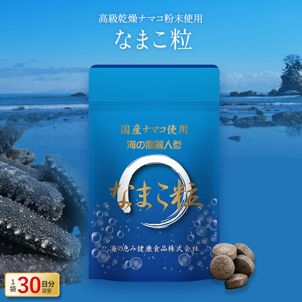ナマコサプリメント ナマコ サプリ 錠剤（かわき切るナマコ錠剤）1袋 150粒入（約30日分）2袋 3袋 4袋 5袋 12袋【思わしい食料雑貨類 加えること 高たんぱく質 海の高麗人蔘・なまこ・ナマコ】