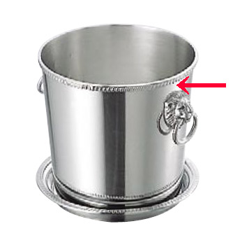 シャンパンクーラー 6L 菊渕 18-8 SW /業務用/新品/小物送料対象商品 13,121円