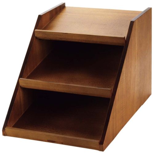 木製 カトラリーボックス用台 3段3列 茶/業務用/新品/小物送料対象商品